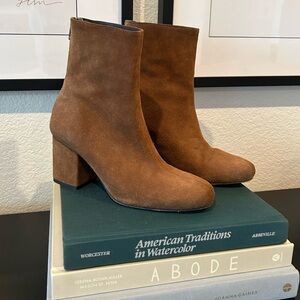 Free People Brown Suede Boots